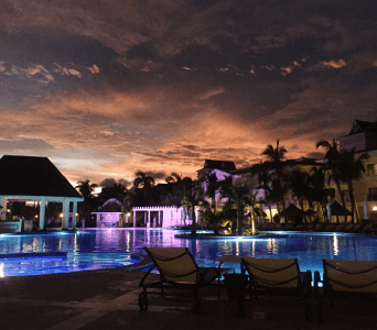 Pool lighting installation services for safety and visibility at night