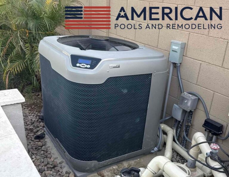Pool heater installation with new equipment setup in Arizona